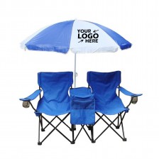 Double Chairs with Umbrella